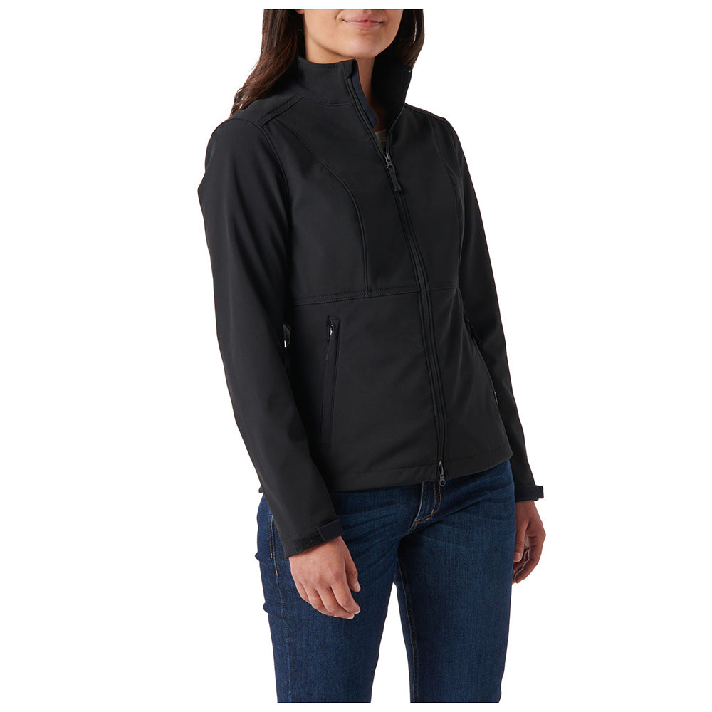 38084-019 CHAMARRA LEONE SOFTSHELL NEGRO MARCA 5.11 TACTICAL