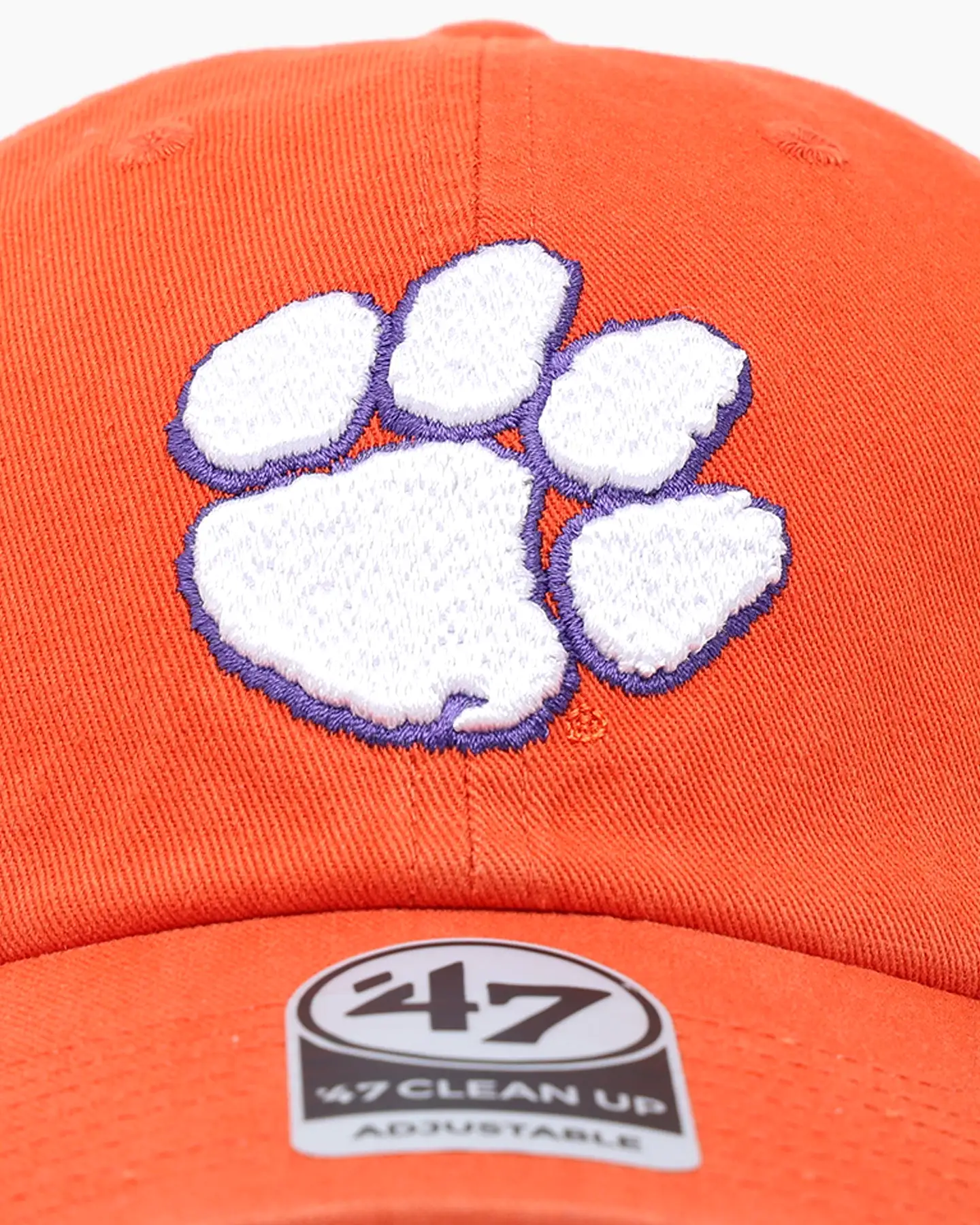 47 Brand Clemson Tigers 47 Clean Up Strapback Orange