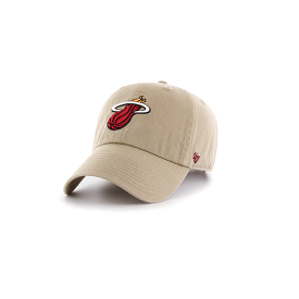 '47 Brand Miami HEAT Khaki Clean Up Hat