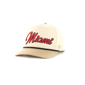 '47 Brand Miami HEAT Overhand Tan Snapback