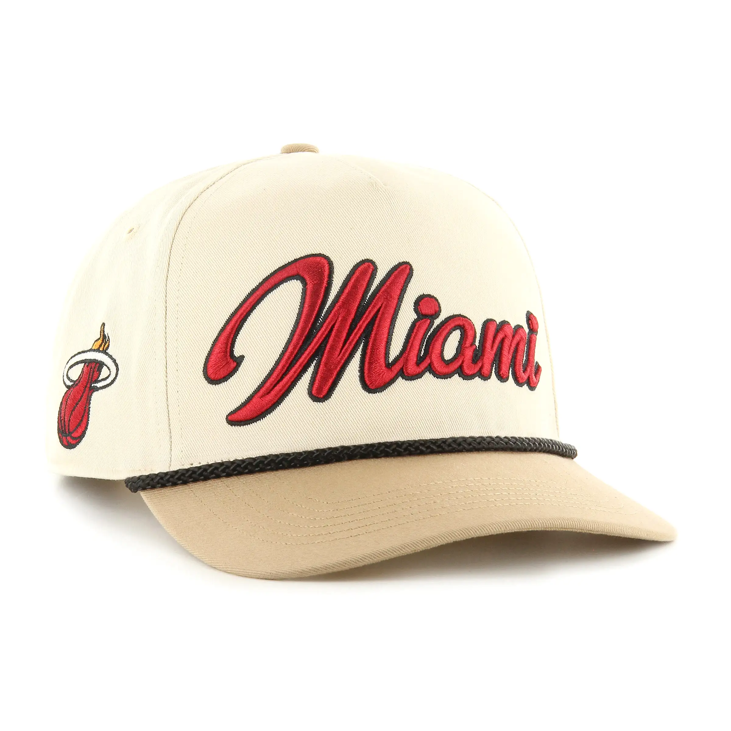 '47 Brand Miami HEAT Overhand Tan Snapback