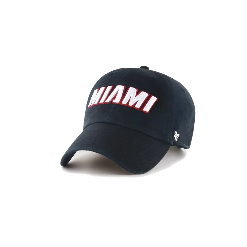 '47 Brand Miami HEAT Script Cleanup Hat