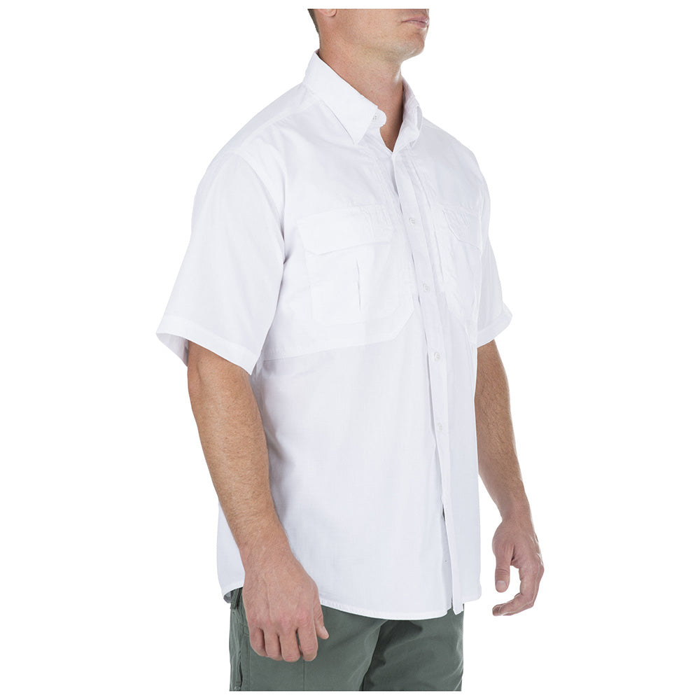 71175-010 CAMISA TACLITE PRO MANGA CORTA BLANCA MARCA 5.11 TACTICAL