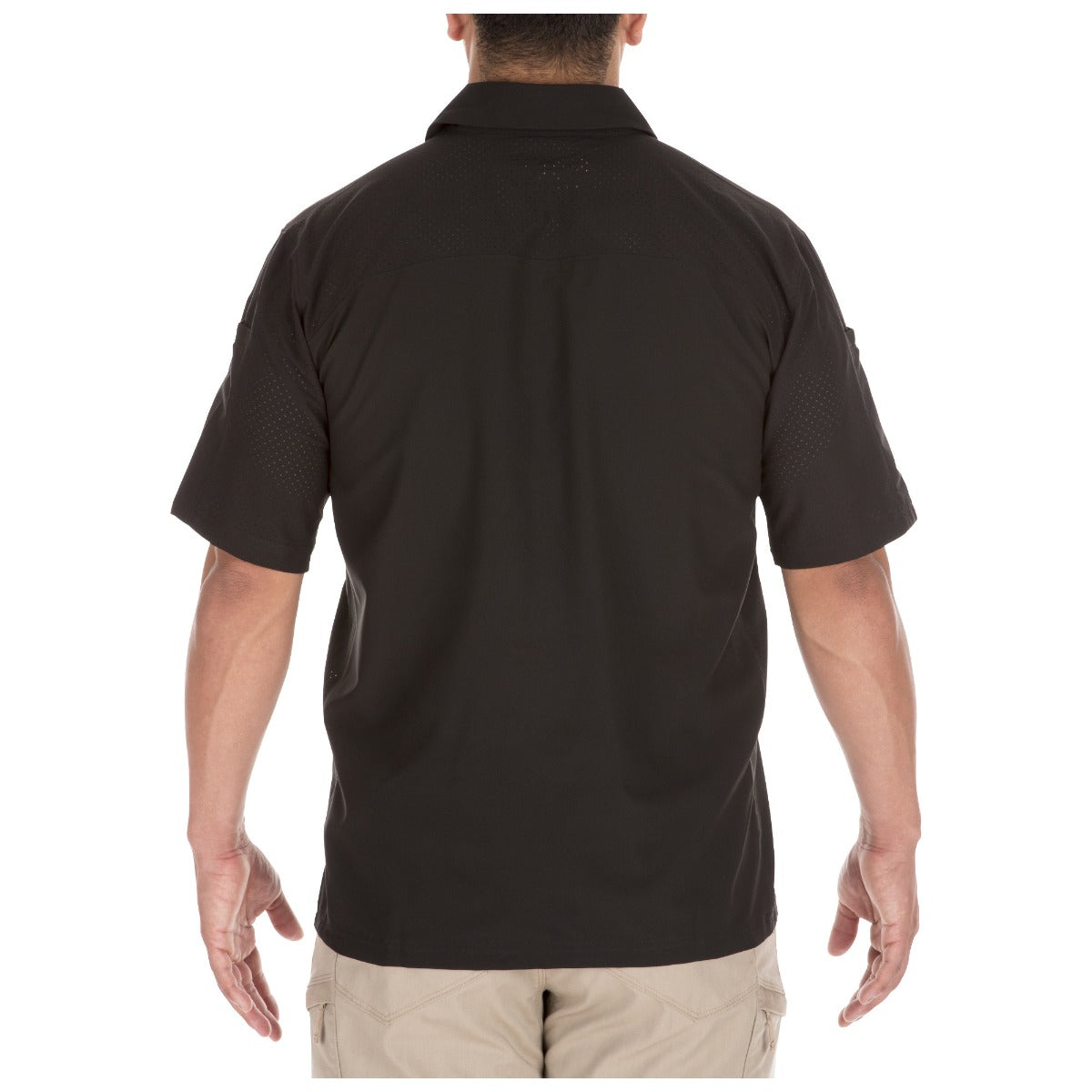 71340-019 CAMISA FREEDOM FLEX MANGA CORTA NEGRA MARCA 5.11 TACTICAL