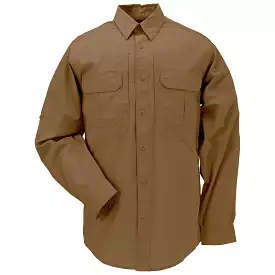 72175-116 CAMISA TACLITE PRO MANGA LARGA CAFE MARCA 5.11 TACTICAL