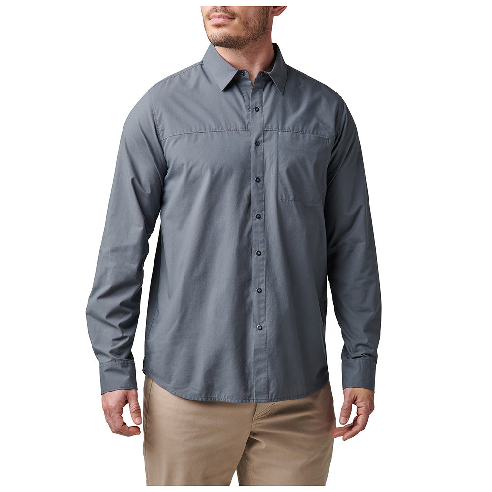 72531-545 CAMISA IGOR SOLID MANGA LARGA TURBULENCE MARCA 5.11 TACTICAL