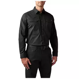 72543-019 CAMISA ABR PRO MANGA LARGA M/L NEGRA MARCA 5.11 TACTICAL