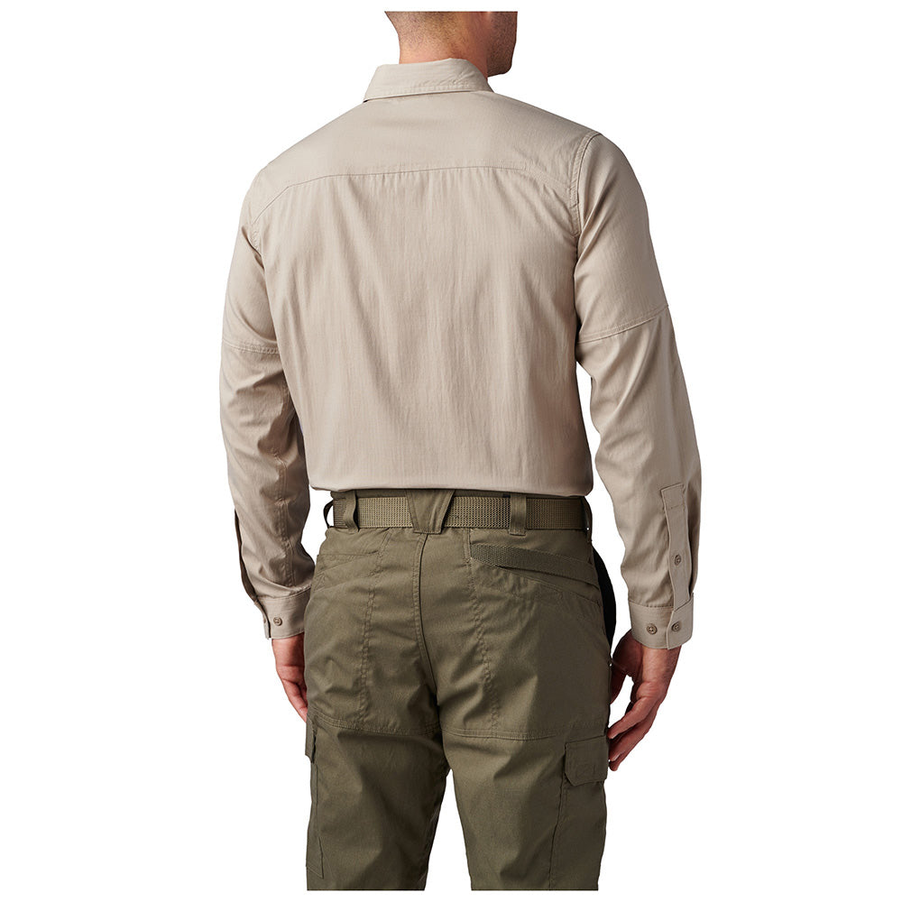 72543-055 CAMISA ABR PRO MANGA LARGA M/L KHAKI MARCA 5.11 TACTICAL