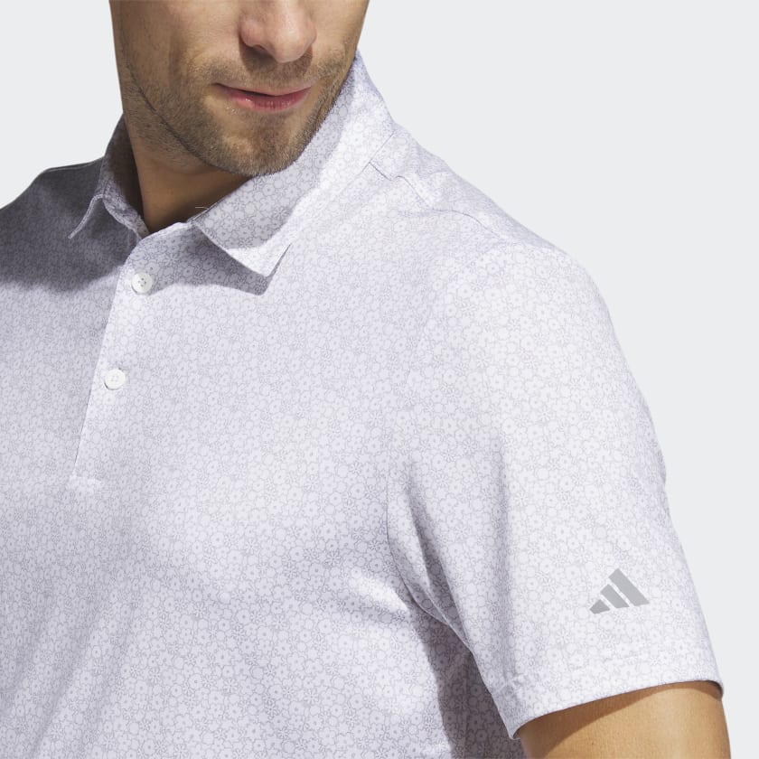 Adidas Ultimate365 Allover Print Golf Polo Shirt