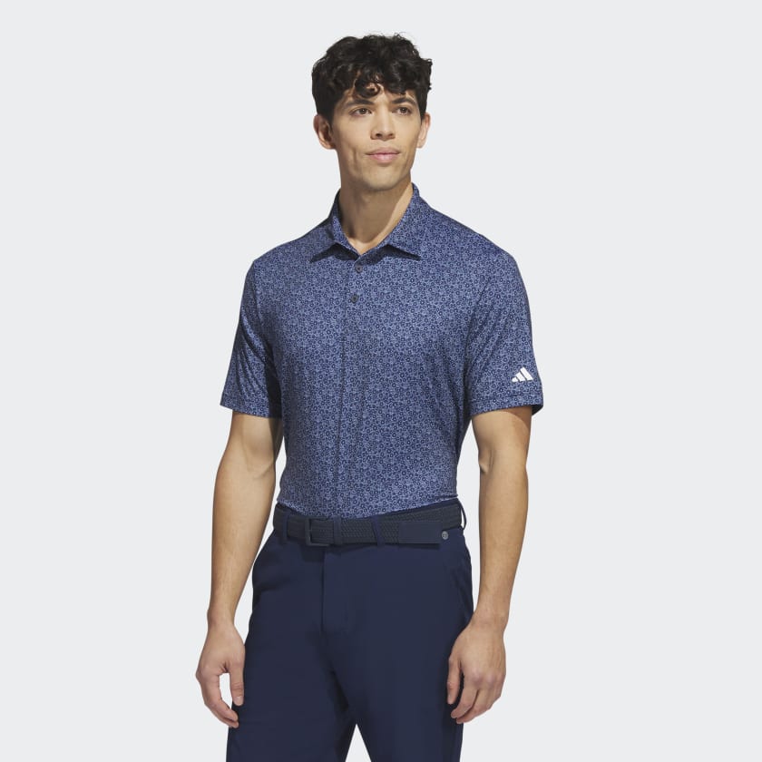 Adidas Ultimate365 Allover Print Golf Polo Shirt