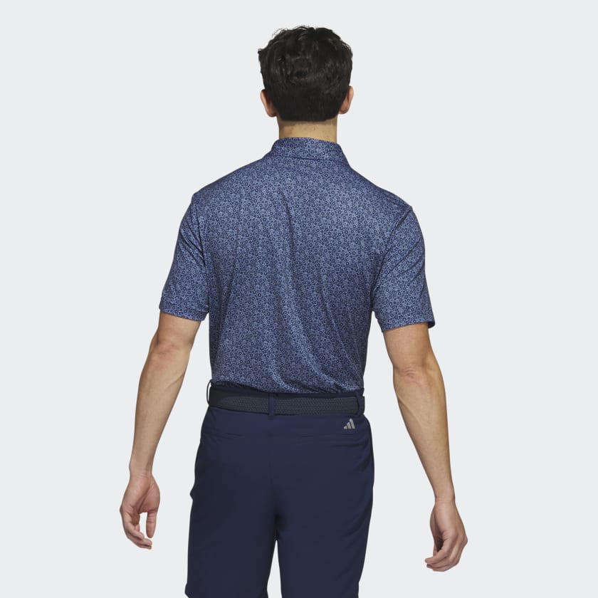 Adidas Ultimate365 Allover Print Golf Polo Shirt