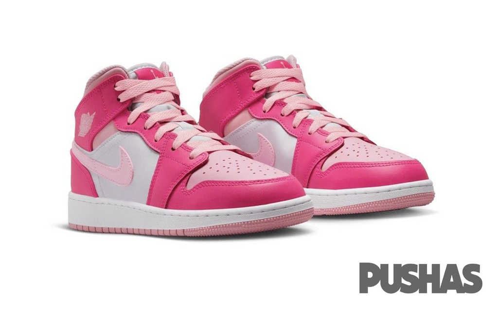 Air Jordan 1 Mid 'Fierce Pink' GS