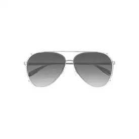 Alexander Mcqueen Grey Silver Metal Sunglasses