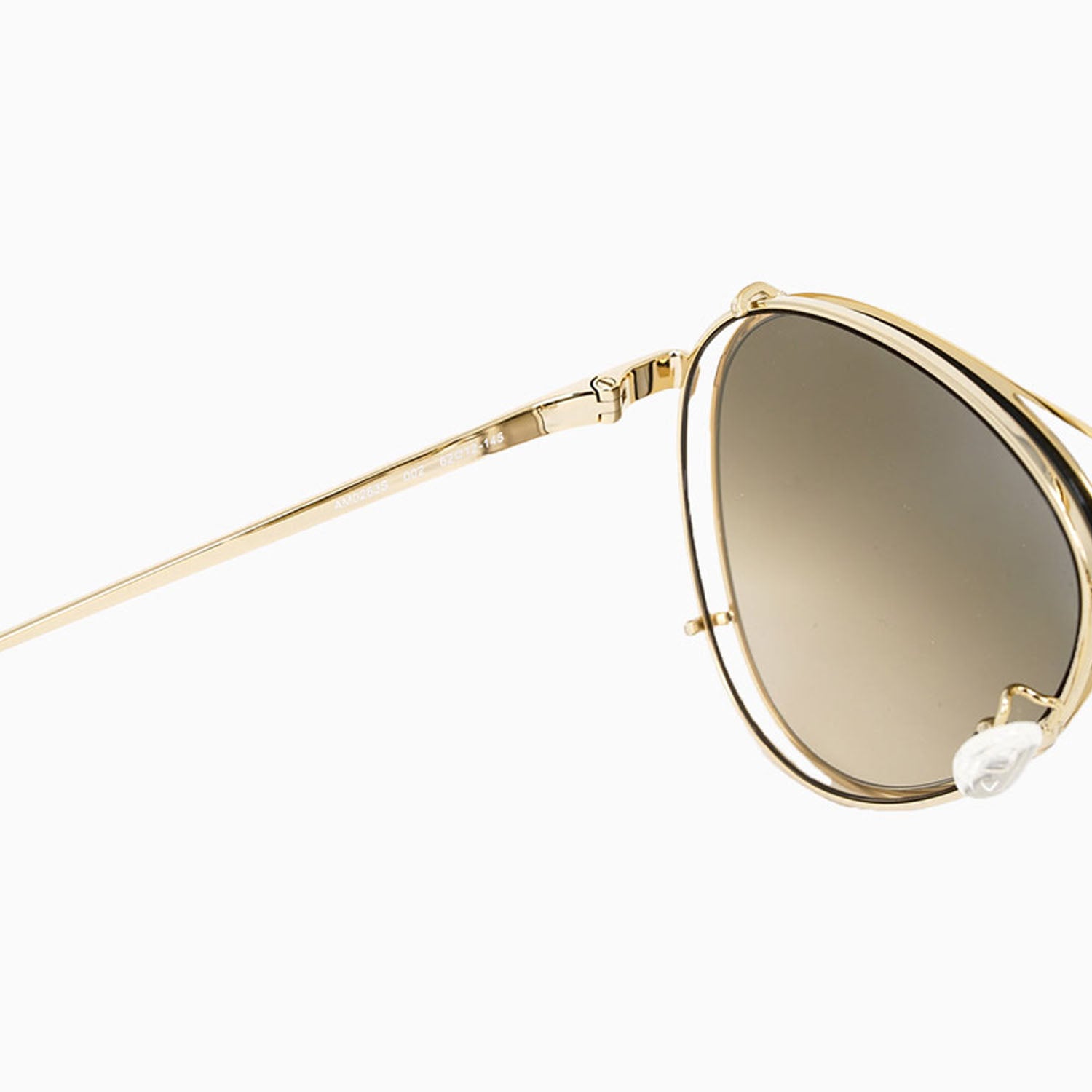 Alexander Mcqueen Pilot Gold Metal Sunglasses