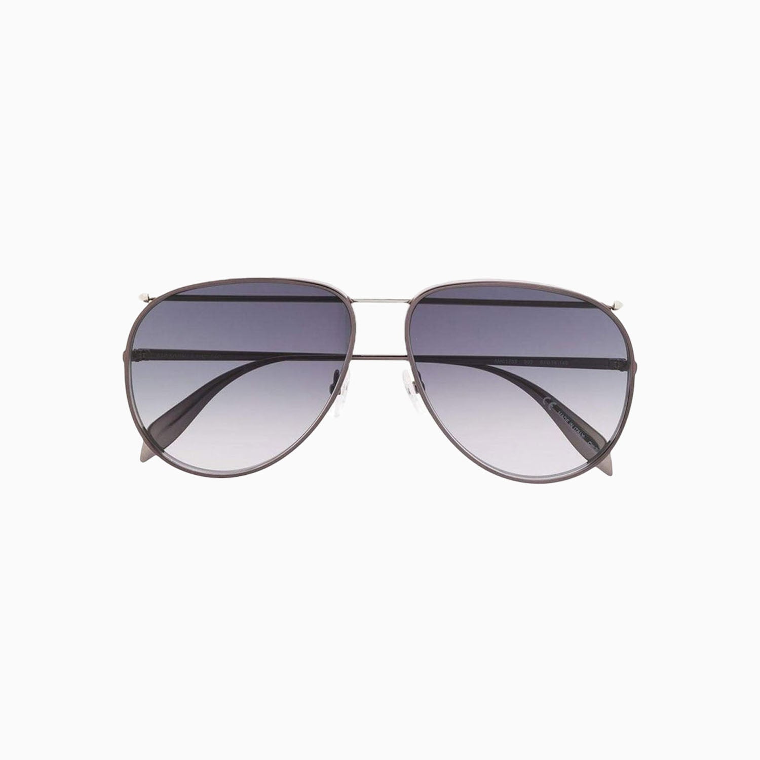 Alexander Mcqueen Pilot Metal Grey Sunglasses