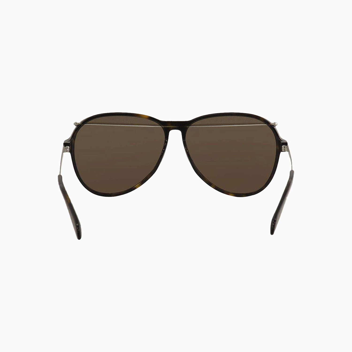 Alexander Mcqueen Ruthenium Havana Brown Sunglasses