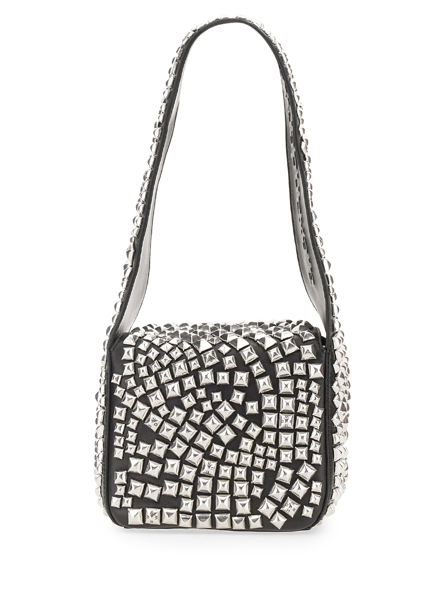 ALEXANDER WANG    SPIKE SMALL LEATHER HOBO BAG WITH STUDS