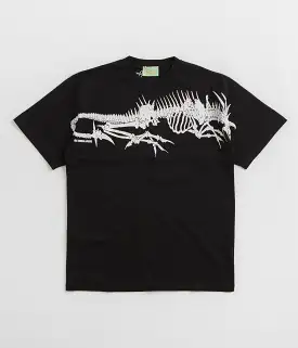 Aries Acid Dragon Skelator T-Shirt - Black