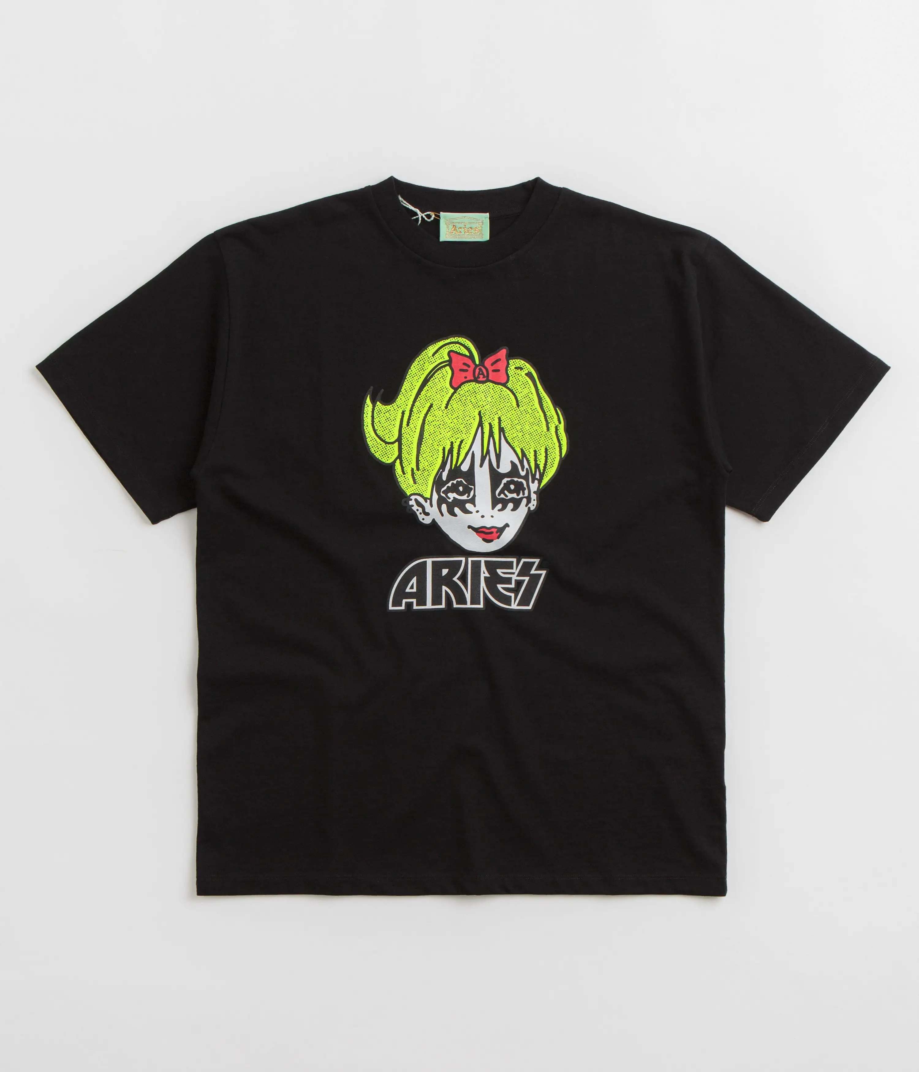 Aries Kiss T-Shirt - Black