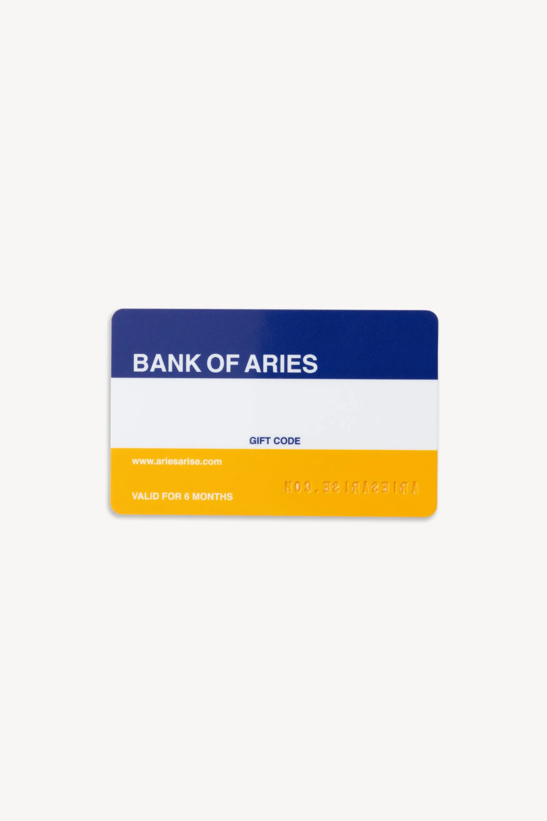 Aries Physical Gift Card