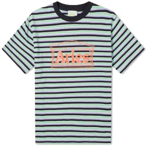 Aries Striped Temple T-ShirtGreen