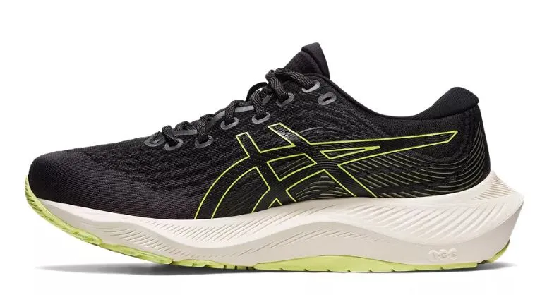 Asics Gel Kayano Lite 3 (D Width) - Black/ Glow Yellow (Mens)