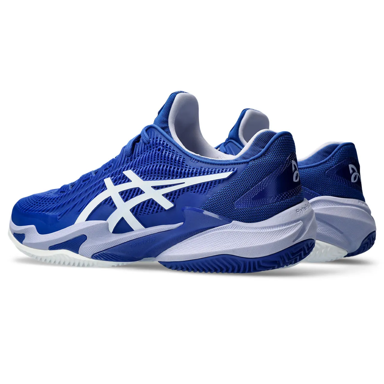 Asics Tennisschoen Court FF 3 Novak Clay Heren Blauw Wit