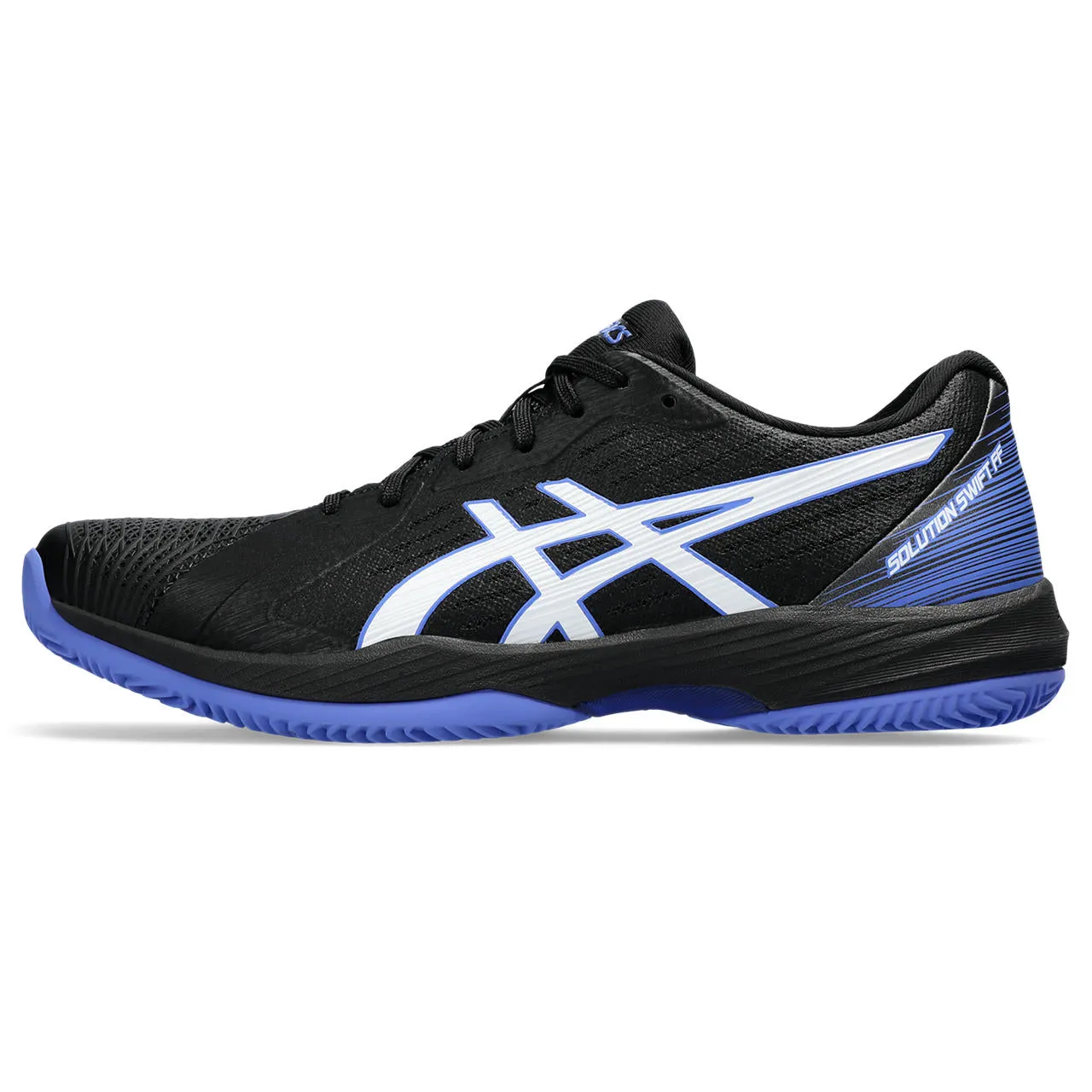 Asics Tennisschoen Solution Swift FF Clay Heren Zwart Blauw