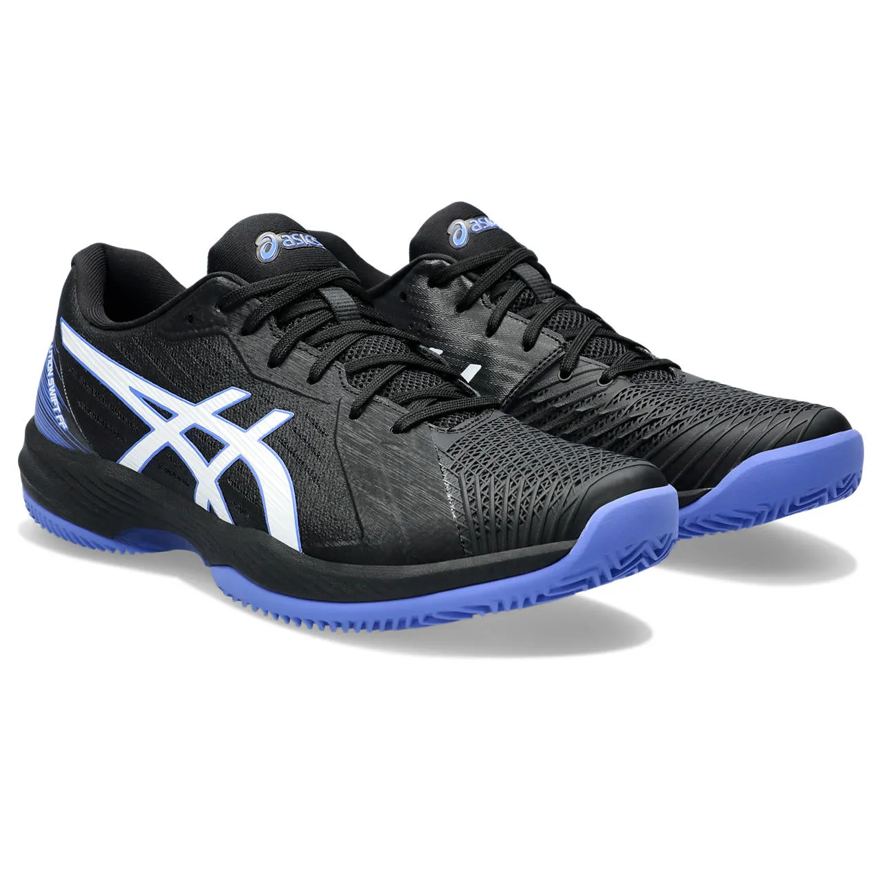 Asics Tennisschoen Solution Swift FF Clay Heren Zwart Blauw