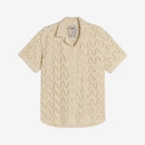 Atlas Crochet Cuba Vacation Shirt - Ecru