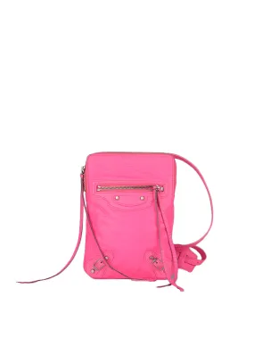 Balenciaga Borsina in pelle rosa fucsia