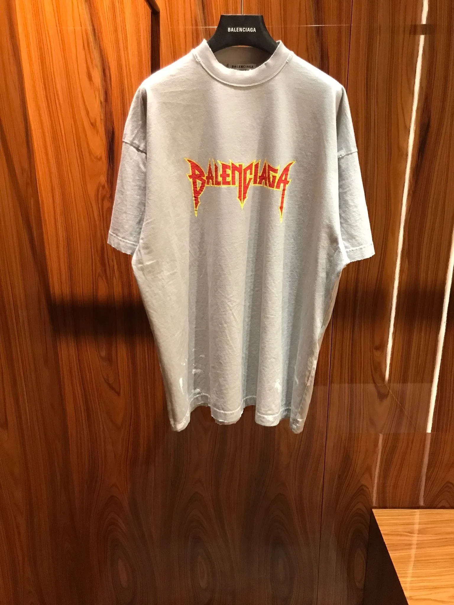 BALENCIAGA  |Crew Neck Unisex Street Style Plain Cotton Short Sleeves