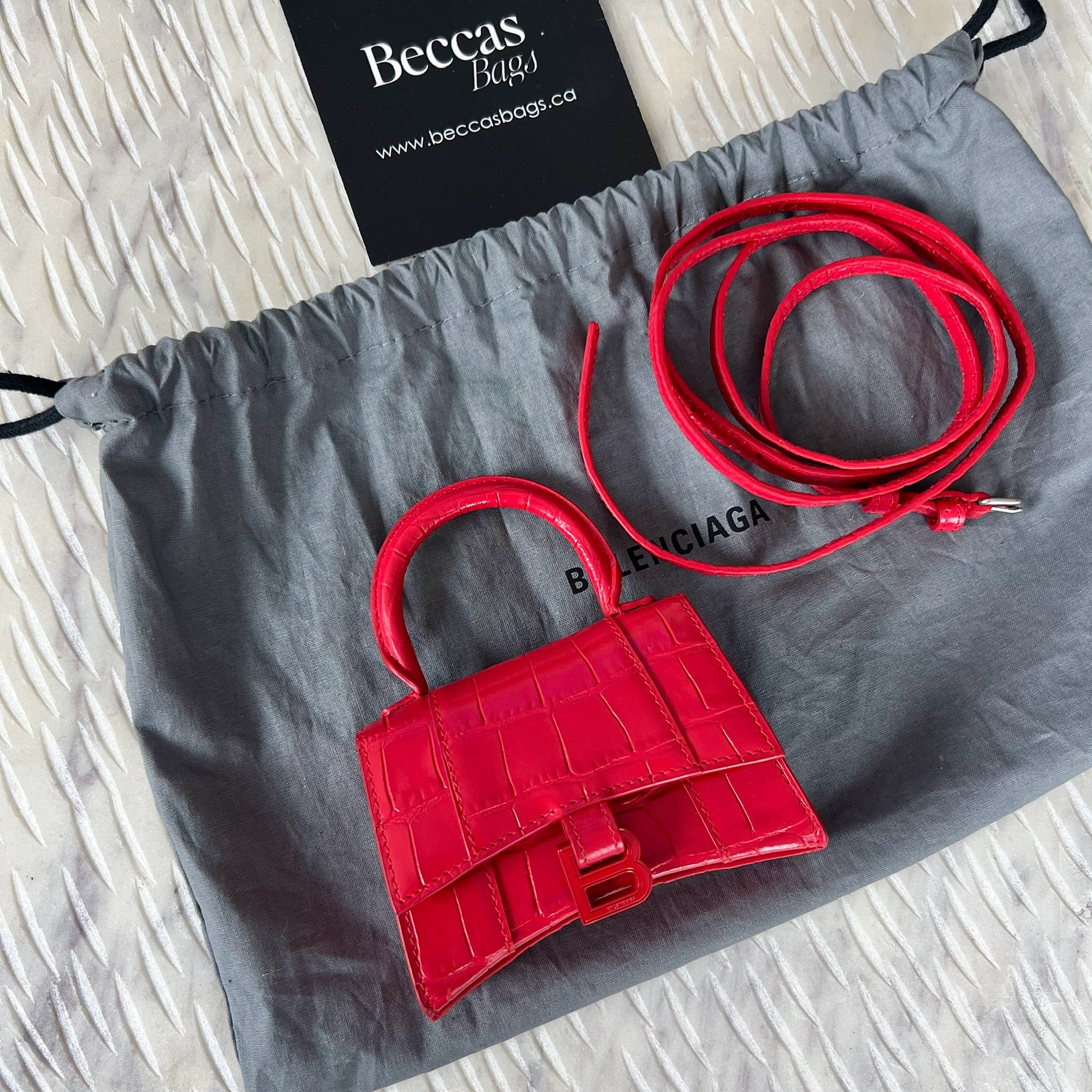 Balenciaga Micro Hourglass Bag