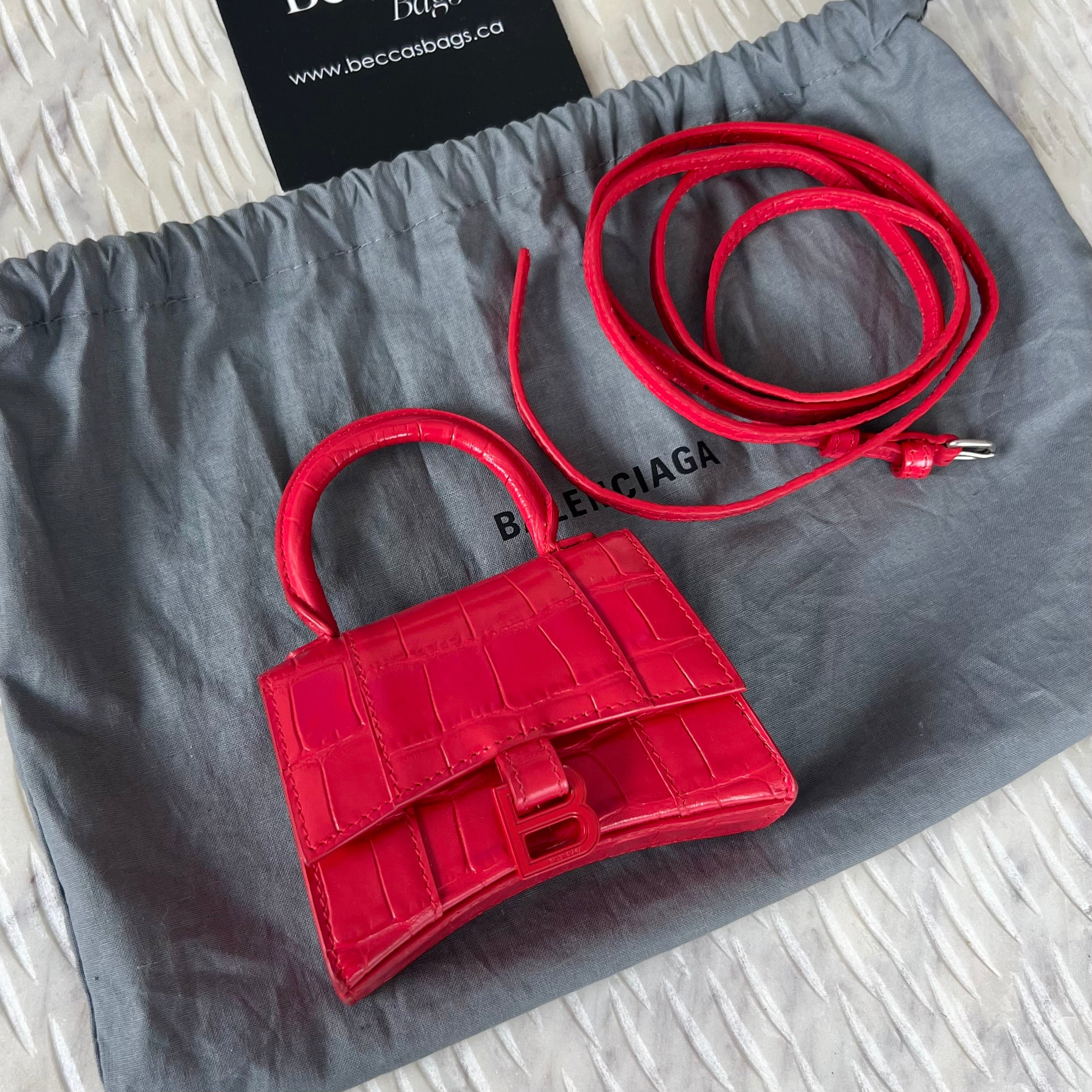 Balenciaga Micro Hourglass Bag