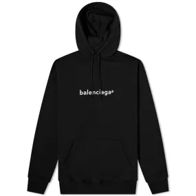 Balenciaga New Copyright Logo Popover HoodieBlack & White