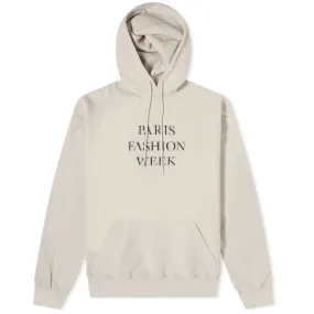 Balenciaga Paris Fashion Week Popover HoodieCement Grey & Black