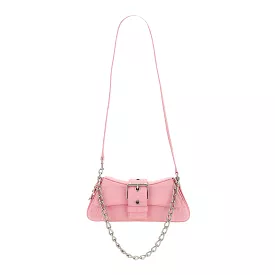 Balenciaga Soft Leather Flap Bag 'Pink'