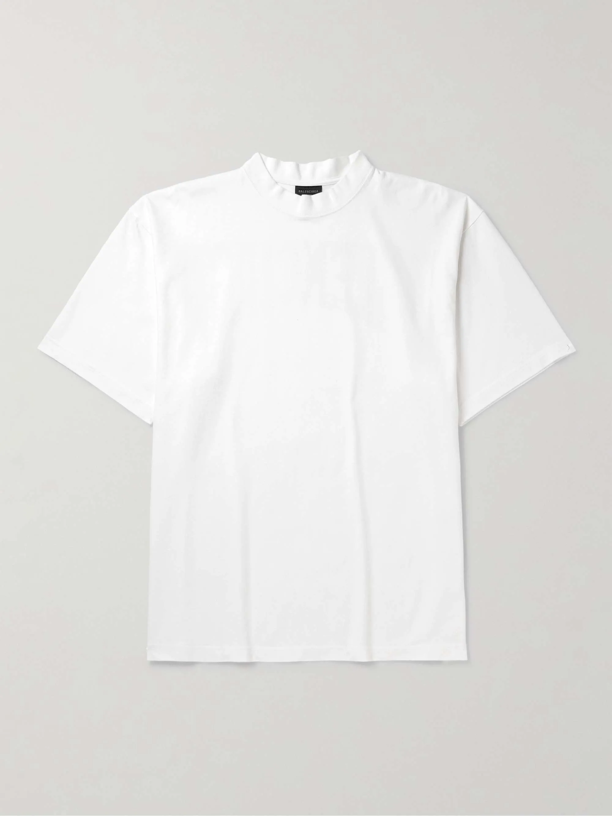 BALENCIAGA  |Street Style U-Neck Cotton Short Sleeves Logo Luxury