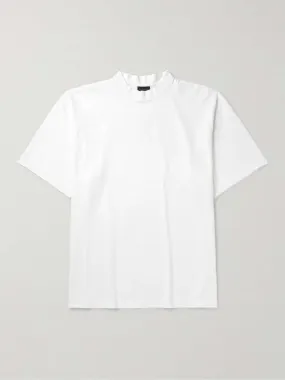 BALENCIAGA  |Street Style U-Neck Cotton Short Sleeves Logo Luxury