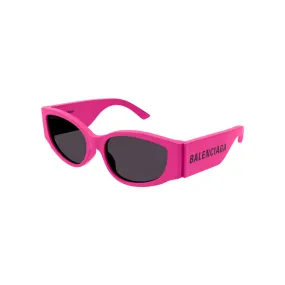 Balenciaga Sunglass Woman Fuchsia Fuchsia Grey BB0258S-004