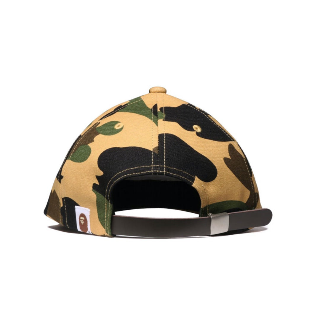 BAPE 1ST CAMO CAP WHITE / TAN