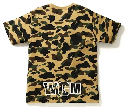 BAPE 1st Camo Shark Tee Yellow/Camo