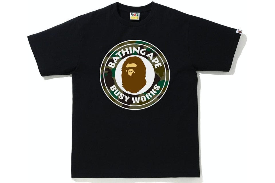 BAPE ABC CAMO BUSY WORKS BLACK / GREEN