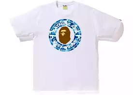 BAPE ABC CAMO BUSY WORKS TEE WHITE/BLUE