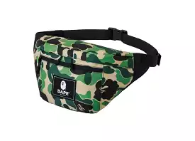 BAPE ABC CAMO WAIST SIDE BAG GREEN