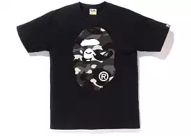 BAPE BIG HEAD GREY CAMO T-SHIRT