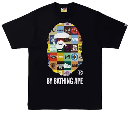 BAPE Classic Logo Ape Head Tee Black