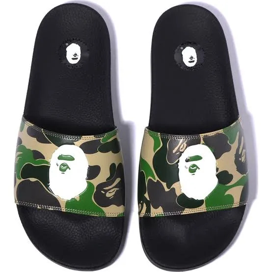 Bape College Slides Camo