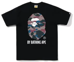 BAPE Grid Camo By Bathing Ape Tee (FW22) Black Purple