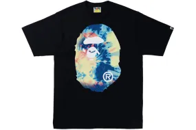 BAPE Tie Dye Big Ape Head Tee Black/Multi